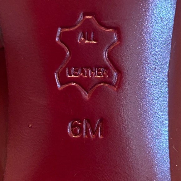 Vintage Tory Burch Spectator Pumps / Merlot & White / Womens Size  6 - Picture 13 of 13